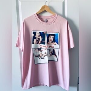 Official Selena Quintanilla Graphic Tee Size 1X Pink Polaroid Print like new